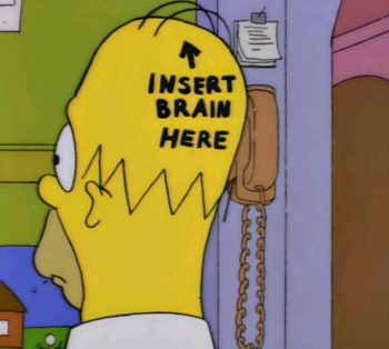 Homer’s Brain Non-Existent