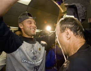 Derek Jeter and Joe Torre