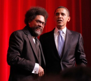 Cornel West and Barack Obama