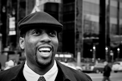 Jose Vilson in Columbus Circle