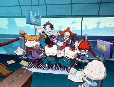 Rugrats, with Tommy taking the lead