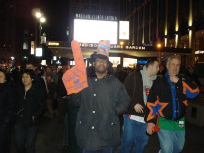 Jose Vilson, #1 Knicks Fan (at least for one night)