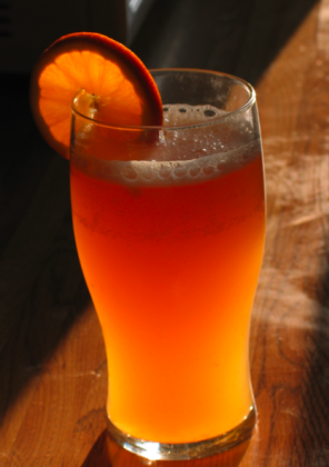 Glass of Blue Moon