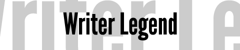 Writer Legend