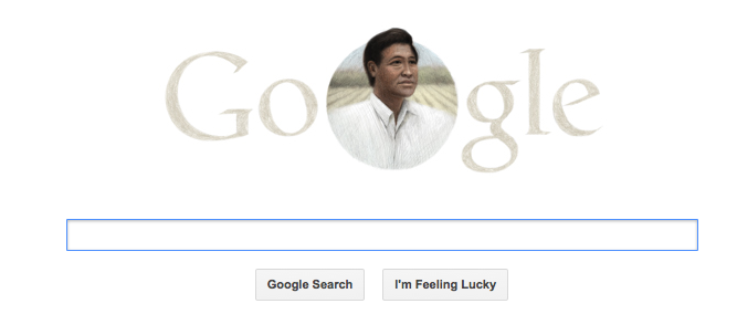 Cesar Chavez Day Google Doodle